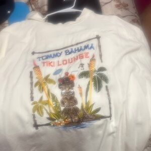 Tommy Bahama Cream Tiki Lounge Shirt